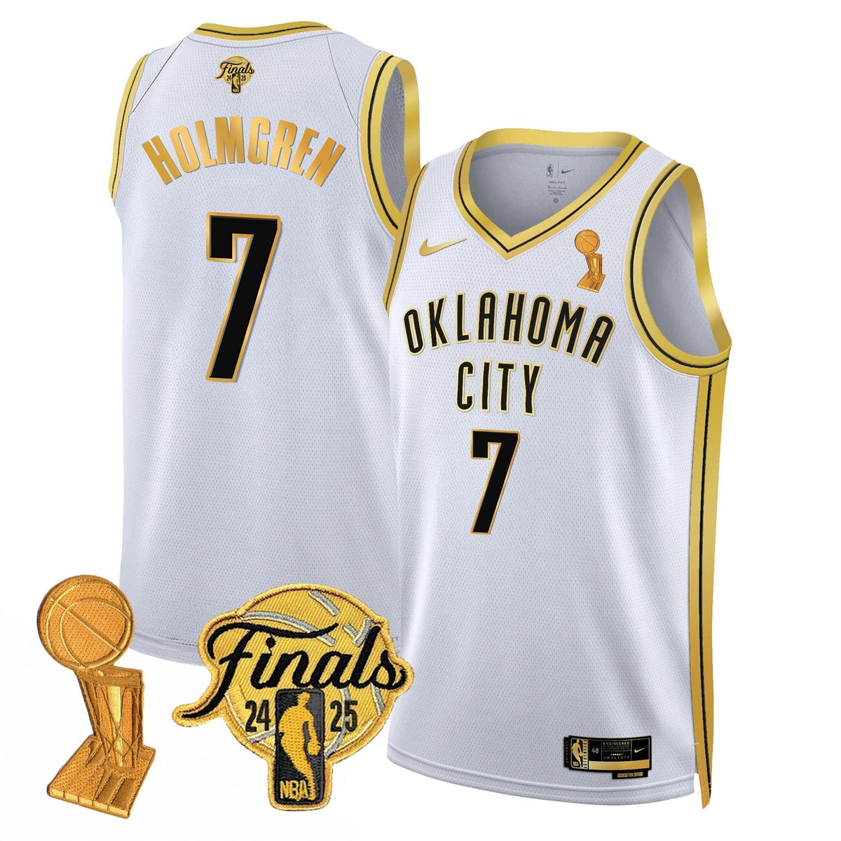 OKC Jersey - Trophy + Final Patch - Stitched