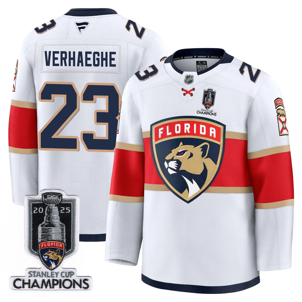 FLA 2025 Stanley Cup Champions Jersey - Stitched