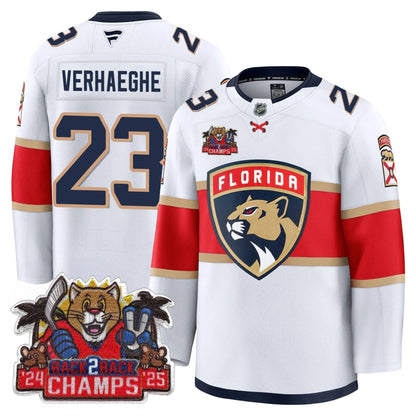 FLA 2025 Stanley Cup B2B Champions Jersey - Stitched