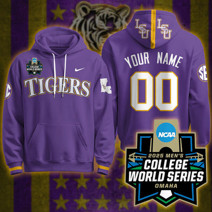 Custom LSU Tigers 2025 World Series Limited Hoodie - All Stitched