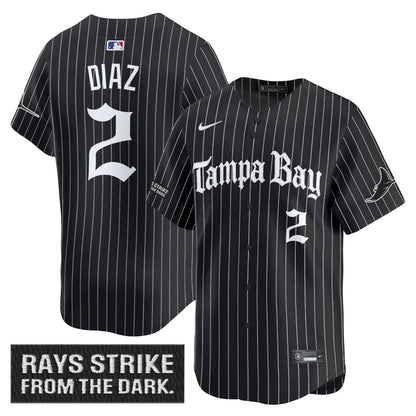 Men's Tampa Bay Rays 'Gothic Deepwater Edition' Vapor Premier Limited Jersey - All Stitched