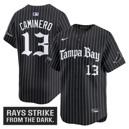 Men's Tampa Bay Rays 'Gothic Deepwater Edition' Vapor Premier Limited Jersey - All Stitched