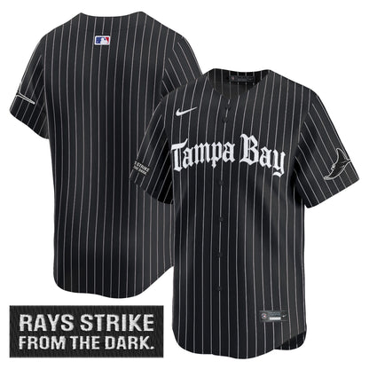 Men's Tampa Bay Rays 'Gothic Deepwater Edition' Vapor Premier Limited Jersey - All Stitched