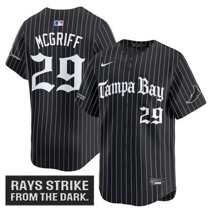 Men's Tampa Bay Rays 'Gothic Deepwater Edition' Vapor Premier Limited Jersey - All Stitched
