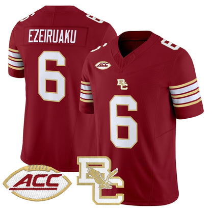 Men's Boston College Eagles 2025 Vapor Limited Jersey - All Stitched