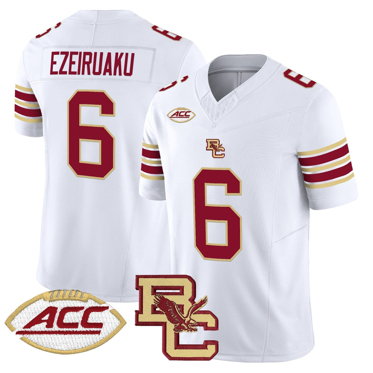 Men's Boston College Eagles 2025 Vapor Limited Jersey - All Stitched