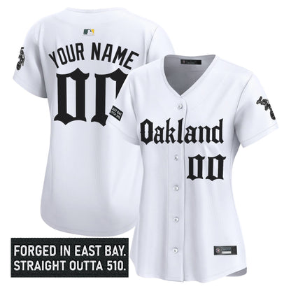 Oakland Athletics 'Gothic East Bay Edition' Vapor Premier Limited Custom Jersey - All Stitched