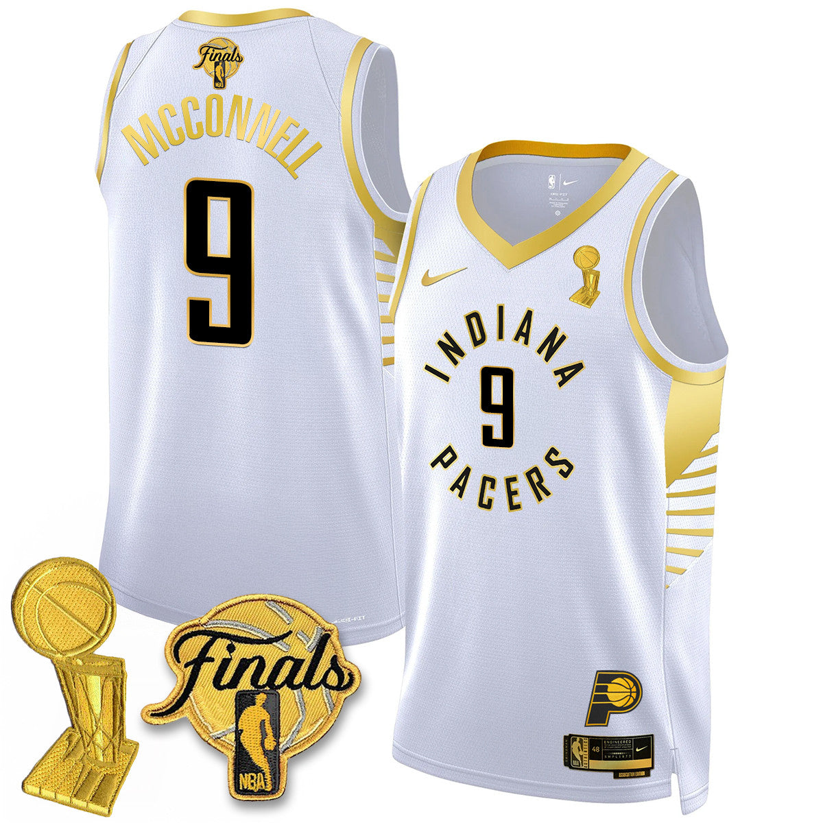 IND Swingman Jersey - Final + Trophy Patch N2 - Stitched