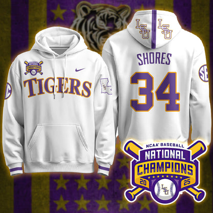 LSU 2025 World Series Champions Limited Hoodie - Stitched