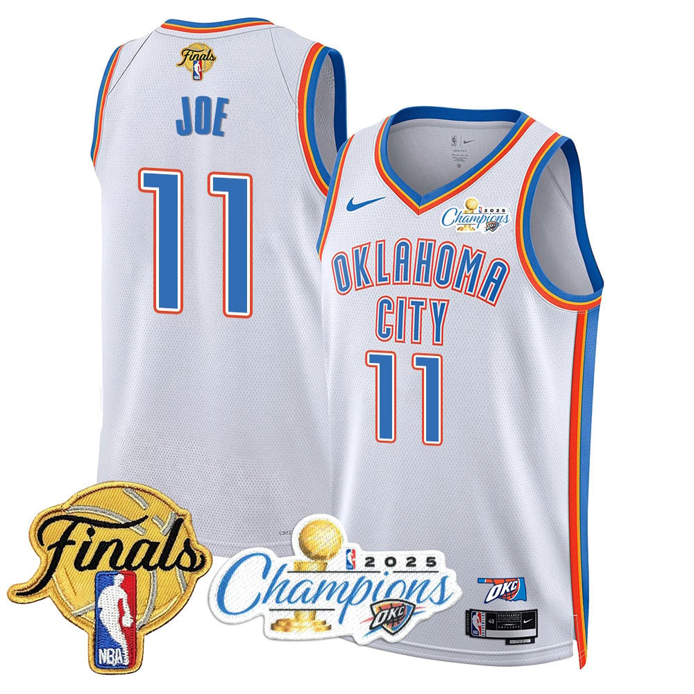 Men's Oklahoma City Thunder 2024-25 Champions Jersey - All Stitched