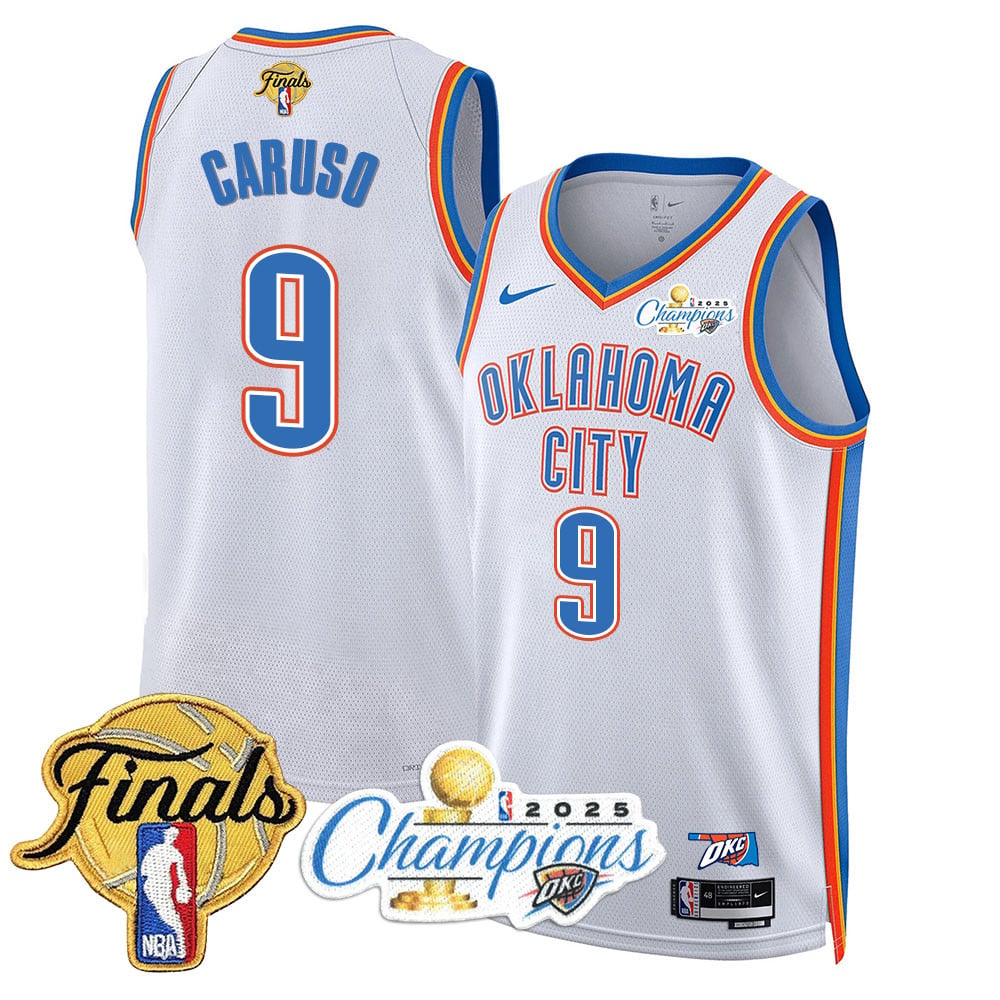Men's Oklahoma City Thunder 2024-25 Champions Jersey - All Stitched