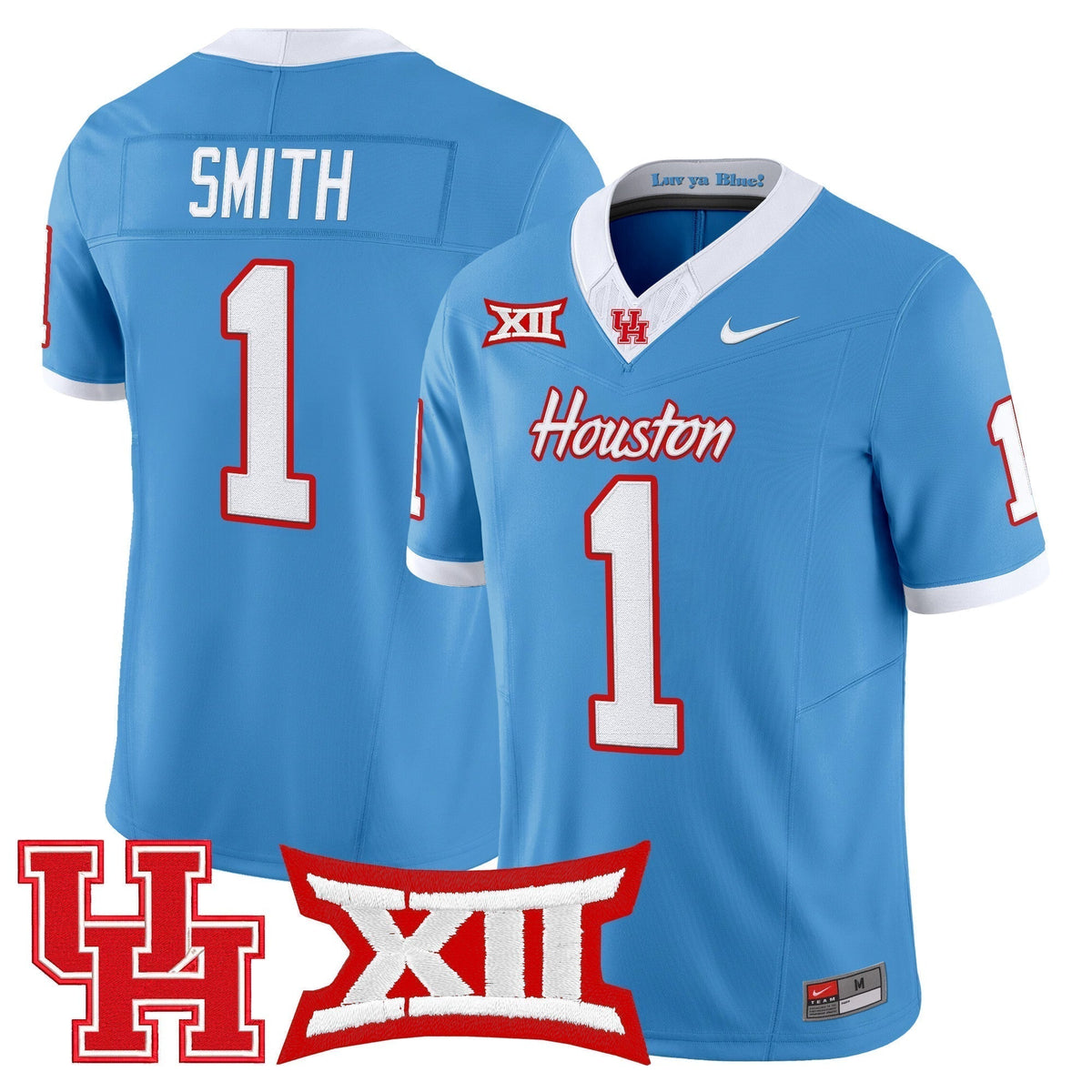 Men's Houston Cougars 2025 Vapor Limited Jersey - All Stitched