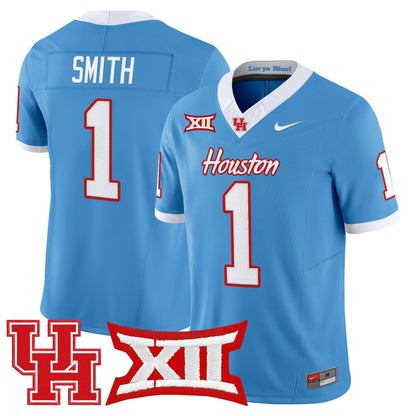 Men's Houston Cougars 2025 Vapor Limited Jersey - All Stitched