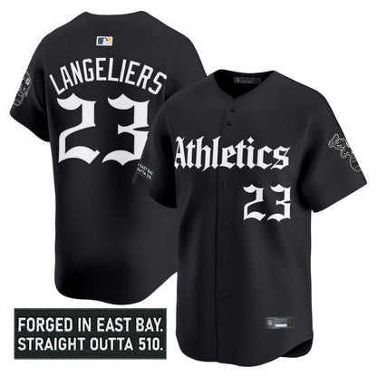 Men's Athletics 'Gothic East Bay Edition' Vapor Premier Limited Jersey - All Stitched