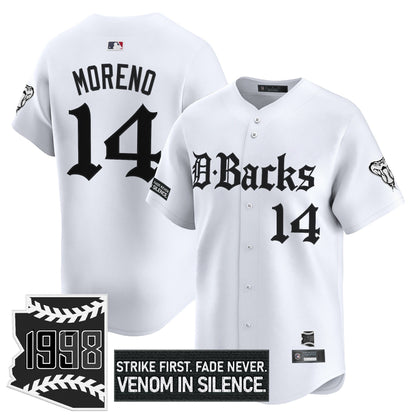 Men's Arizona Diamondbacks 'Gothic Desert Fang Edition' Vapor Premier Limited Jersey V2 - All Stitched