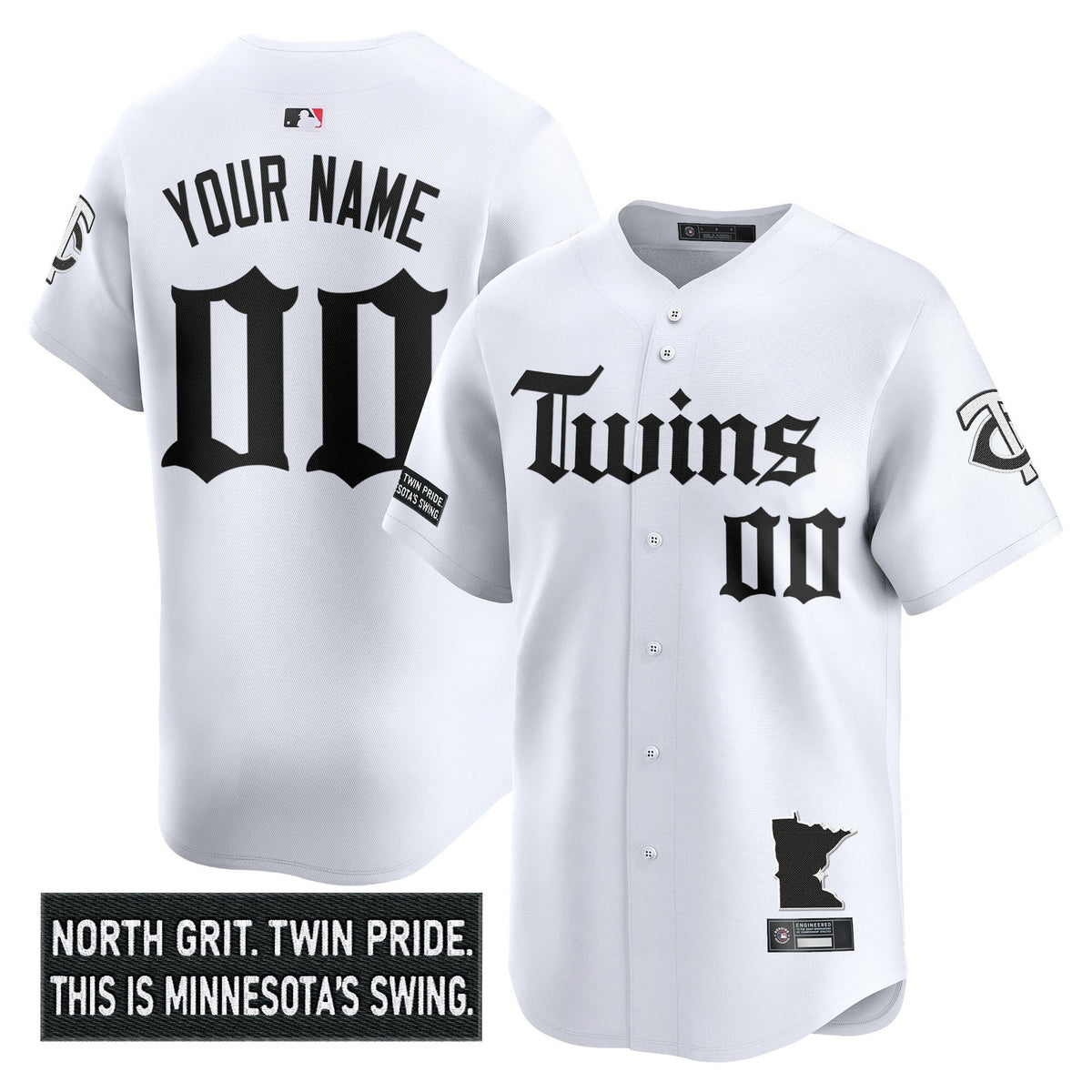 Minnesota Twins 'Gothic North Edition' Vapor Premier Limited Custom Jersey V2 - All Stitched