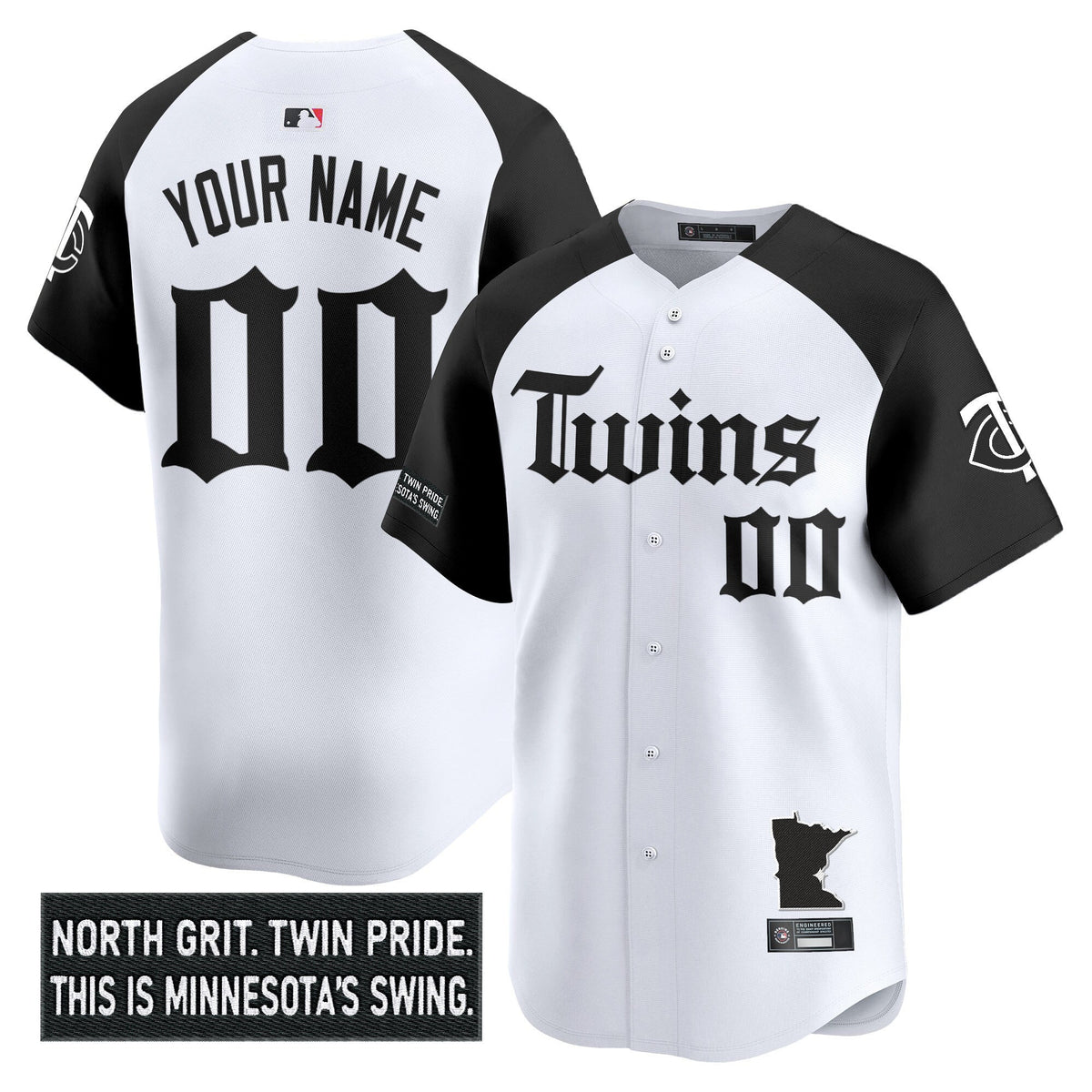 Minnesota Twins 'Gothic North Edition' Vapor Premier Limited Custom Jersey V2 - All Stitched