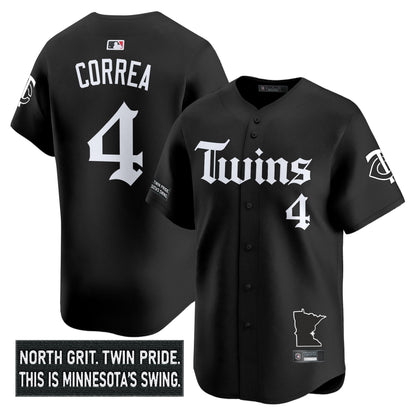 Men's Minnesota Twins 'Gothic North Edition' Vapor Premier Limited Jersey V2 - All Stitched