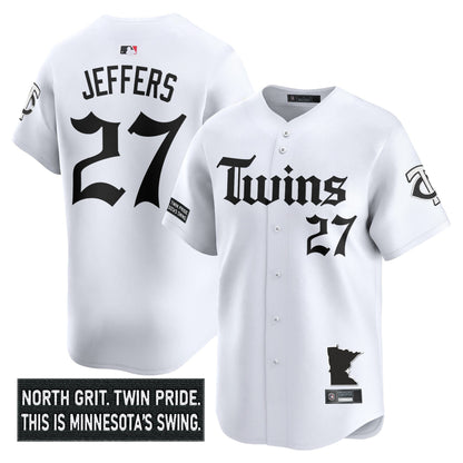 Men's Minnesota Twins 'Gothic North Edition' Vapor Premier Limited Jersey V2 - All Stitched