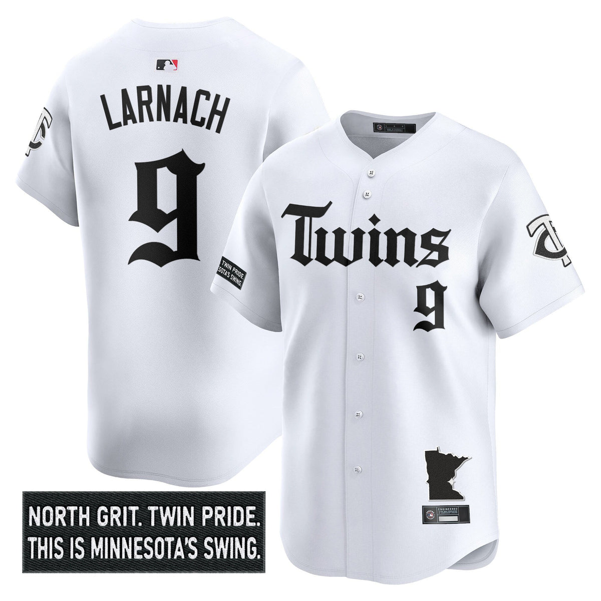 Men's Minnesota Twins 'Gothic North Edition' Vapor Premier Limited Jersey V2 - All Stitched