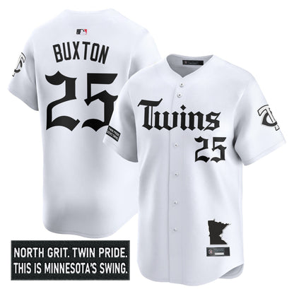 Men's Minnesota Twins 'Gothic North Edition' Vapor Premier Limited Jersey V2 - All Stitched