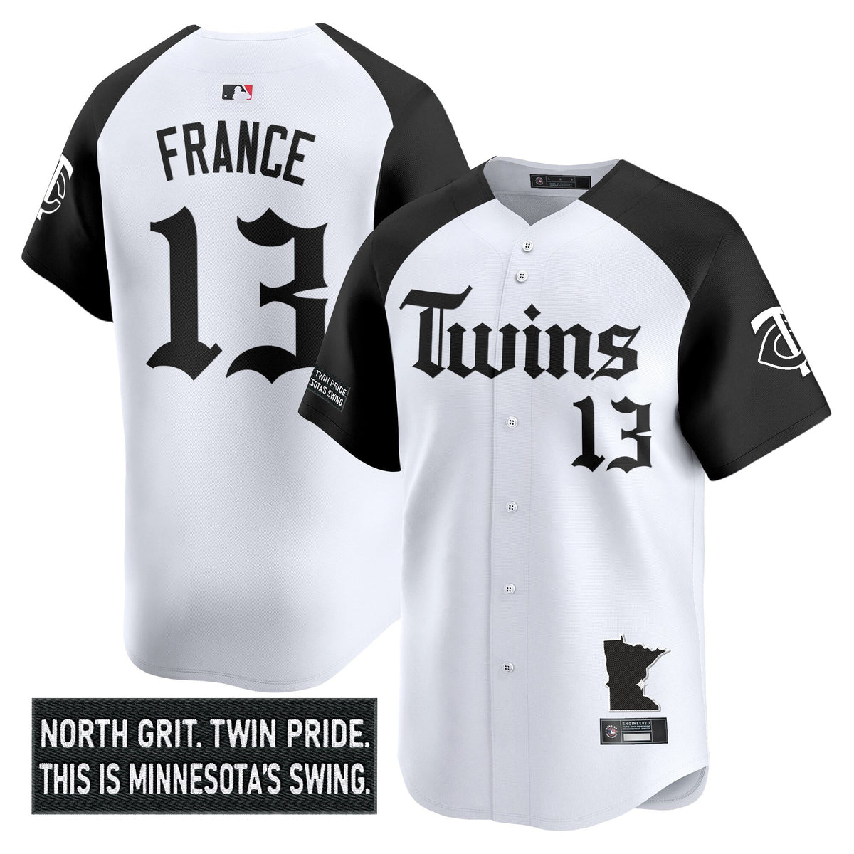 Men's Minnesota Twins 'Gothic North Edition' Vapor Premier Limited Jersey V2 - All Stitched