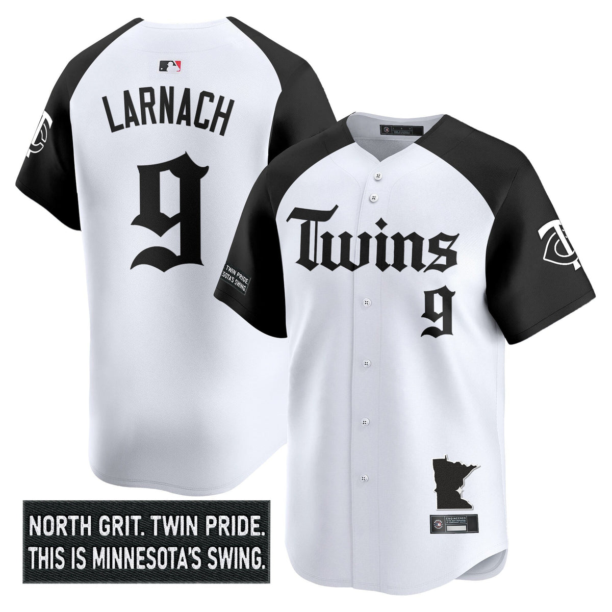 Men's Minnesota Twins 'Gothic North Edition' Vapor Premier Limited Jersey V2 - All Stitched