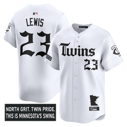 Men's Minnesota Twins 'Gothic North Edition' Vapor Premier Limited Jersey V2 - All Stitched