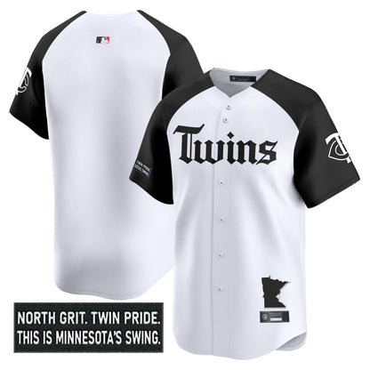 Men's Minnesota Twins 'Gothic North Edition' Vapor Premier Limited Jersey V2 - All Stitched