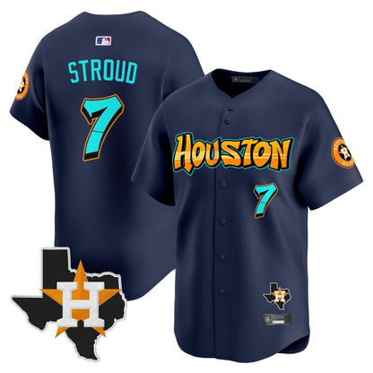 Men's Houston Astros 'Graffiti H-Town Edition' Vapor Premier Limited Jersey - All Stitched