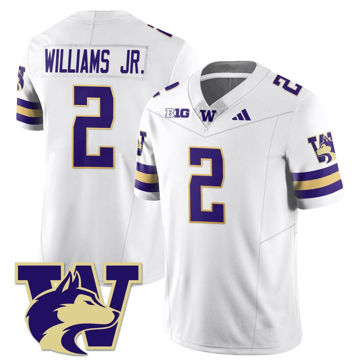 Washington Husky Football 2025 Vapor Limited Jersey - Stitched
