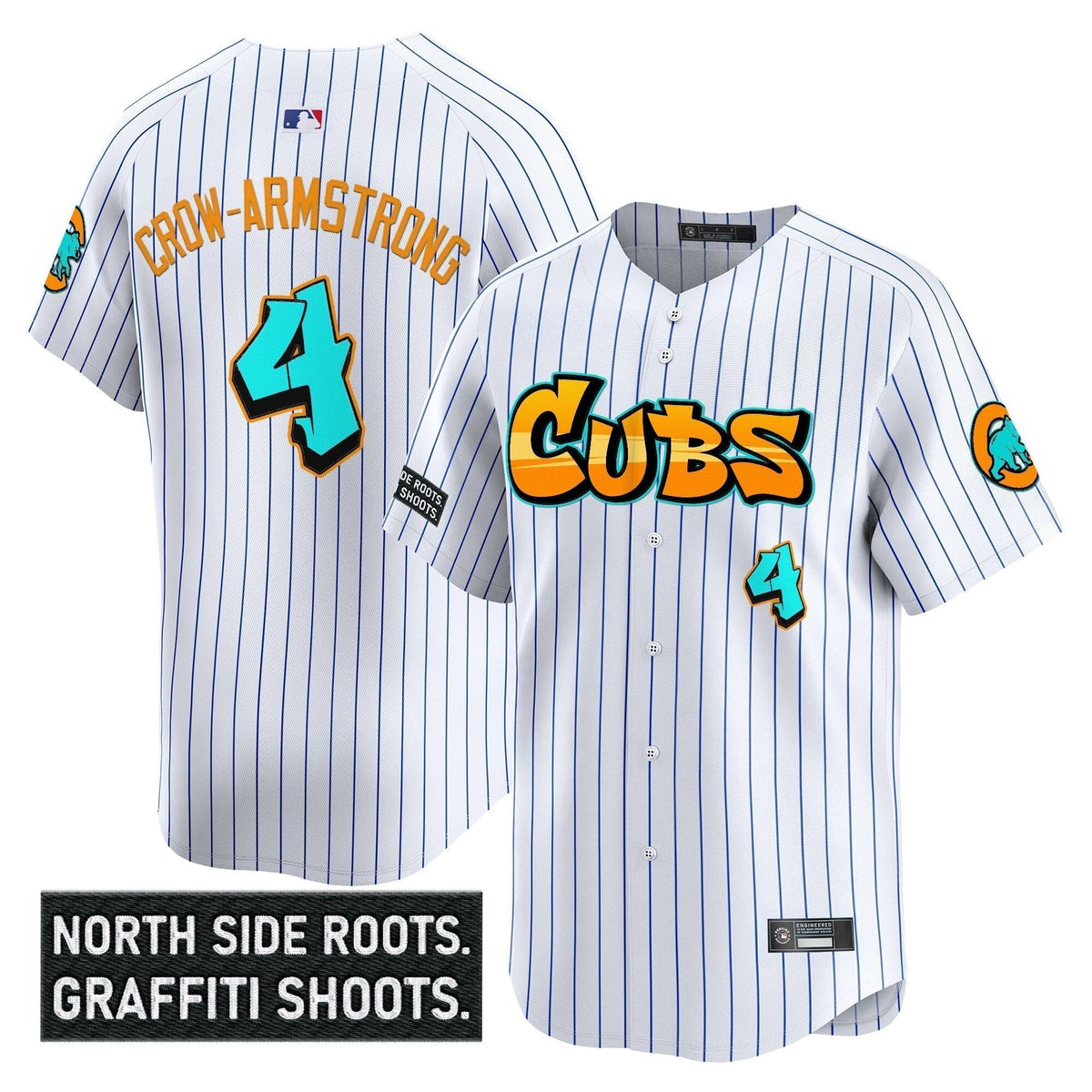 Men's Chicago Cubs 'Graffiti North Side Edition' Vapor Premier Limited Jersey - All Stitched