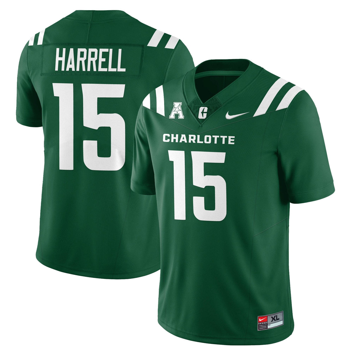 Men's Charlotte 49ers Football 2025 Vapor Limited Jersey - All Stitched