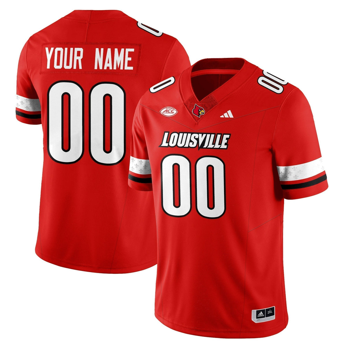Louisville Football 2025 Vapor Limited Custom Jersey - All Stitched