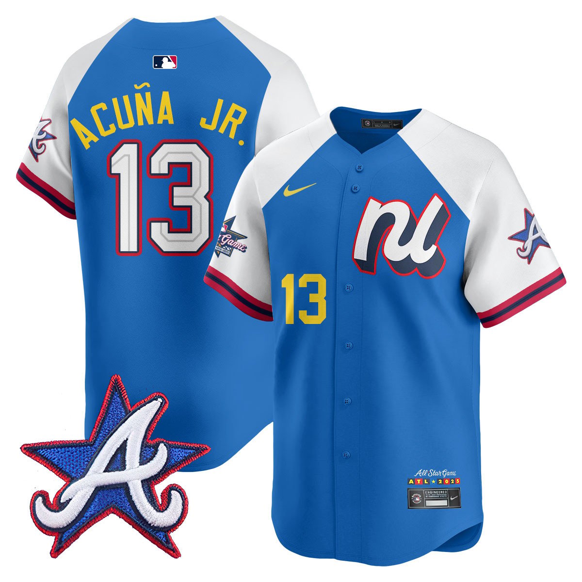 Men's National League 2025 MLB All-Star Jersey V2 - All Stitched