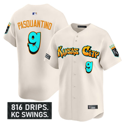 Men's Kansas City Royals 'Graffiti Crown Drop Edition' Vapor Premier Limited Jersey - All Stitched