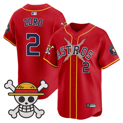 Men's Houston Astros x One Piece 2025 Vapor Premier Limited Jersey - All Stitched