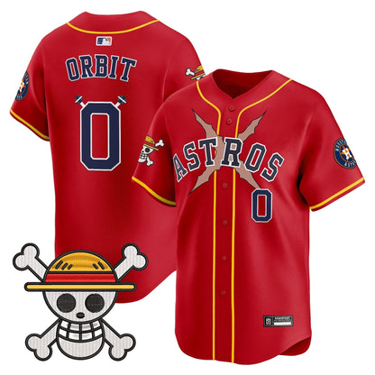 Men's Houston Astros x One Piece 2025 Vapor Premier Limited Jersey - All Stitched