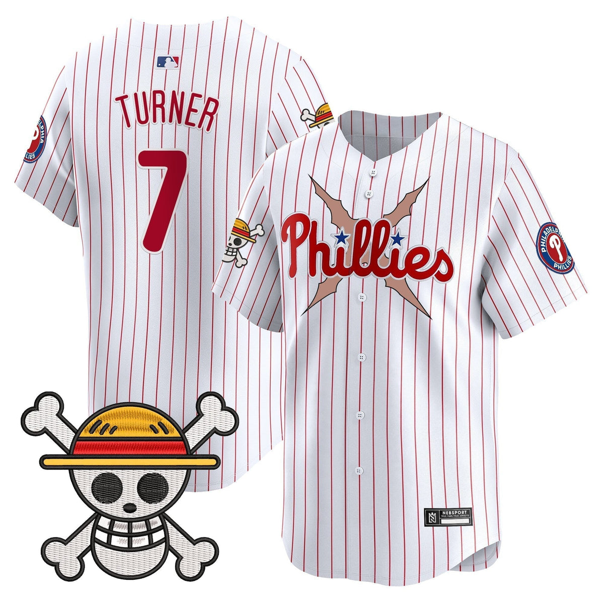 Men's Philadelphia Phillies x One Piece 2025 Vapor Premier Limited Jersey - All Stitched
