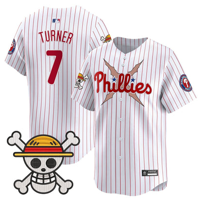 Men's Philadelphia Phillies x One Piece 2025 Vapor Premier Limited Jersey - All Stitched