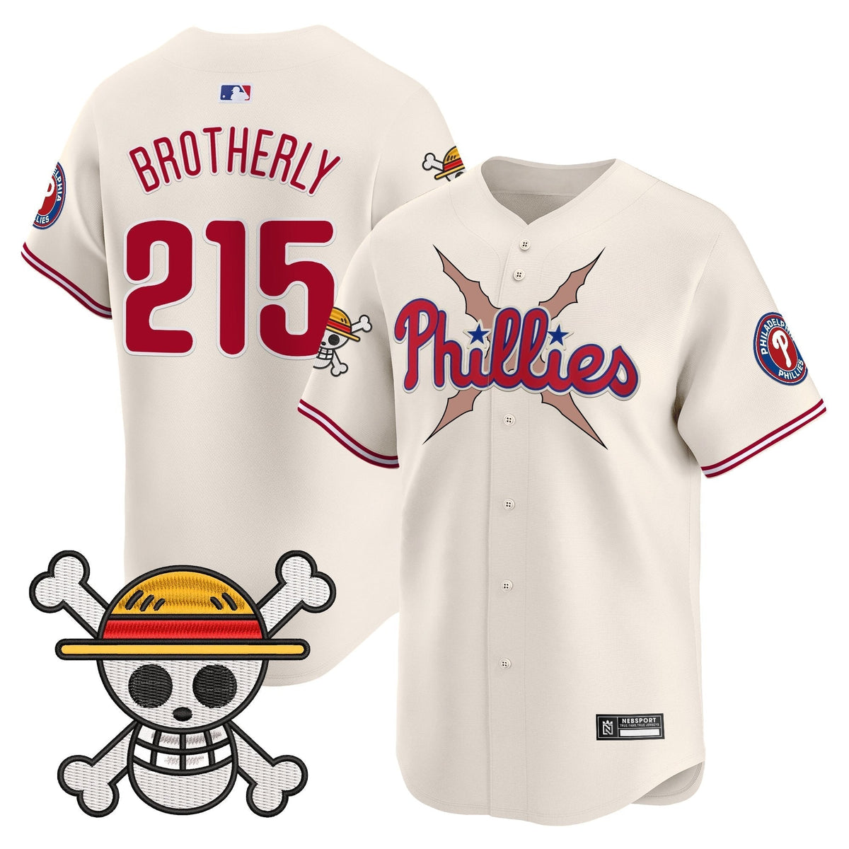 Men's Philadelphia Phillies x One Piece 2025 Vapor Premier Limited Jersey - All Stitched