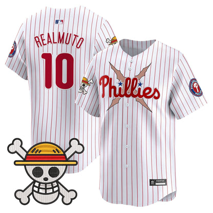 Men's Philadelphia Phillies x One Piece 2025 Vapor Premier Limited Jersey - All Stitched