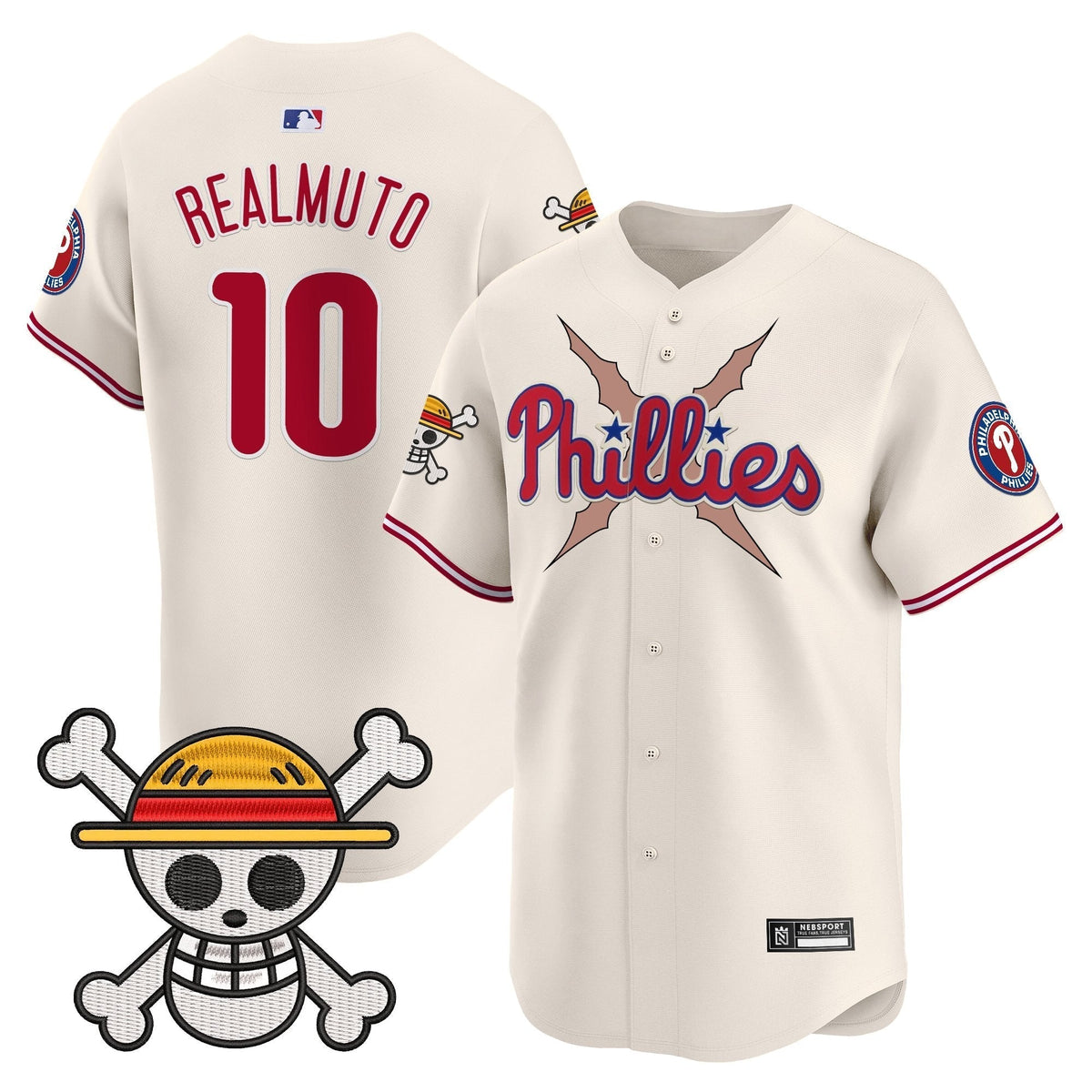 Men's Philadelphia Phillies x One Piece 2025 Vapor Premier Limited Jersey - All Stitched