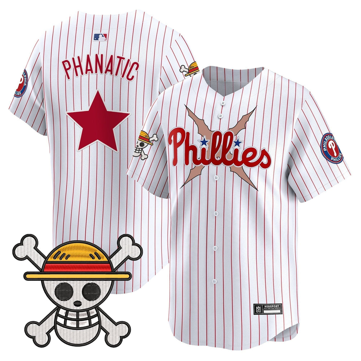 Men's Philadelphia Phillies x One Piece 2025 Vapor Premier Limited Jersey - All Stitched