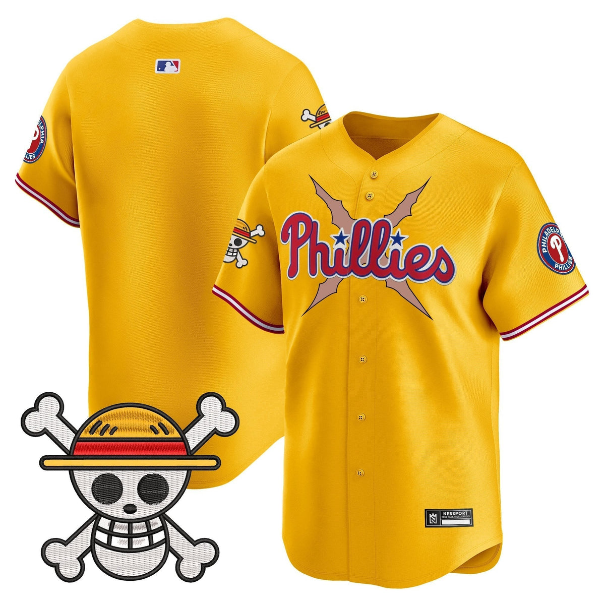 Men's Philadelphia Phillies x One Piece 2025 Vapor Premier Limited Jersey - All Stitched