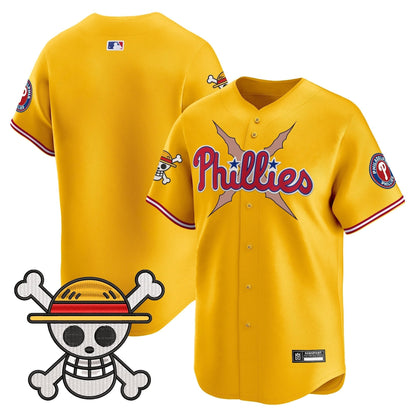 Men's Philadelphia Phillies x One Piece 2025 Vapor Premier Limited Jersey - All Stitched