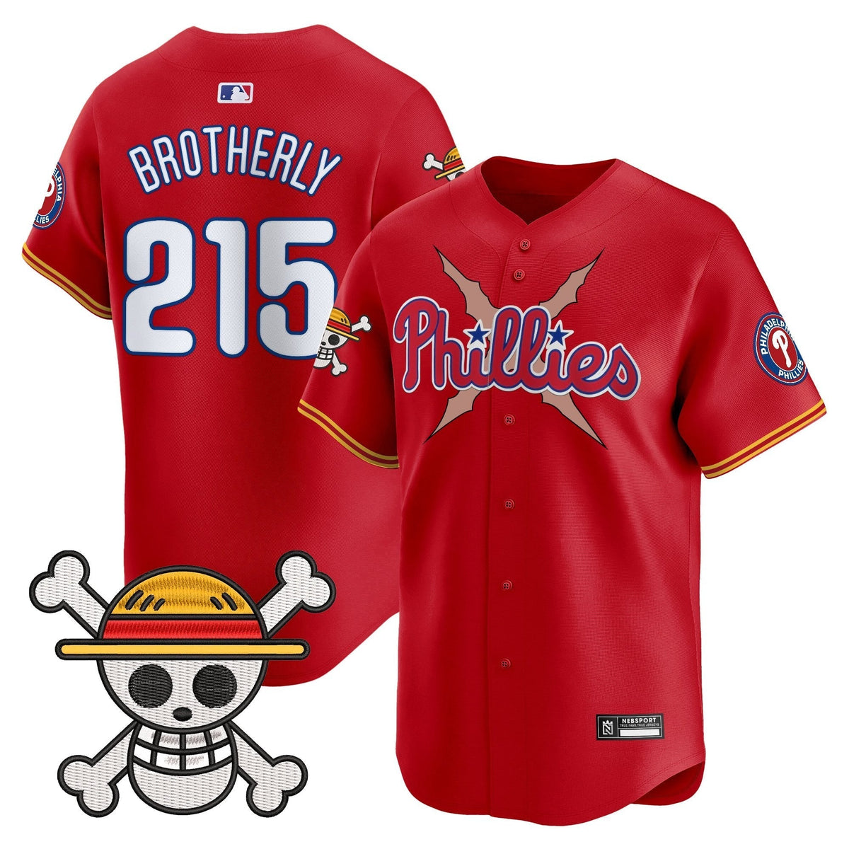 Men's Philadelphia Phillies x One Piece 2025 Vapor Premier Limited Jersey - All Stitched