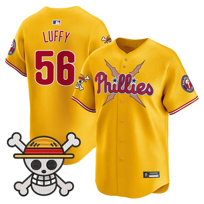 Men's Philadelphia Phillies x One Piece 2025 Vapor Premier Limited Jersey - All Stitched