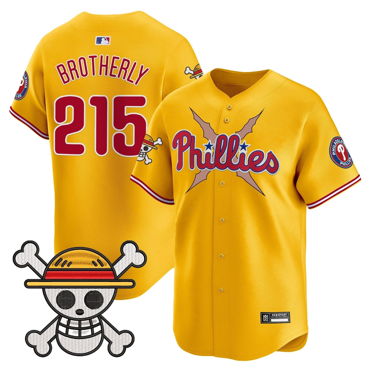 Men's Philadelphia Phillies x One Piece 2025 Vapor Premier Limited Jersey - All Stitched