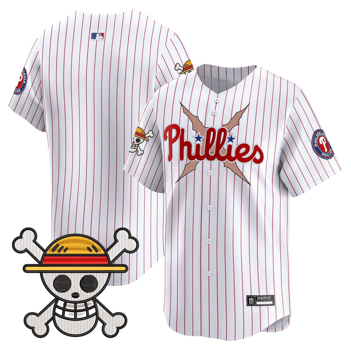 Men's Philadelphia Phillies x One Piece 2025 Vapor Premier Limited Jersey - All Stitched
